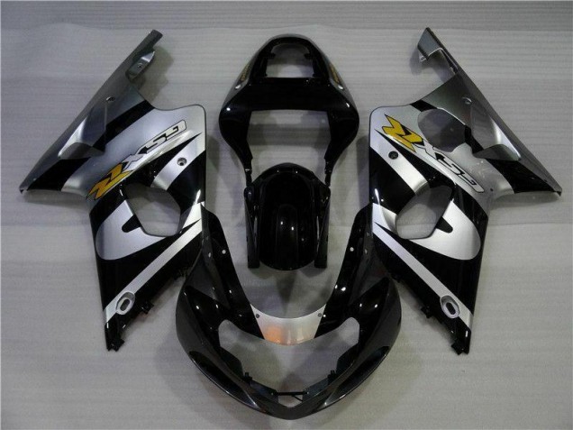 00-02 Argent Noir Suzuki GSXR 1000 Carénage Moto