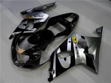 00-02 Argent Noir Suzuki GSXR 1000 Carénage Moto