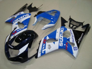 00-02 Blakc Bleu Blanc Suzuki GSXR 1000 Carénage Moto