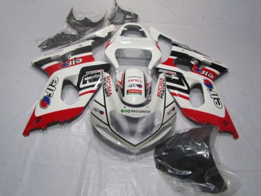 00-02 Blanc Rouge Rizoma Playboy Suzuki GSXR 1000 Carénage Moto