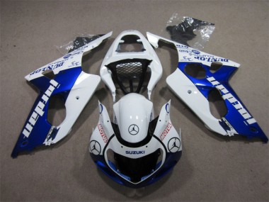 00-02 Bleu Blanc Jordan Motul Suzuki GSXR 1000 Carénage Moto