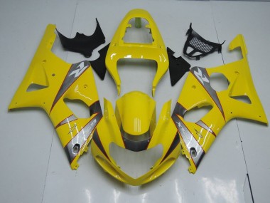 00-02 Jaune et Gris Suzuki GSXR 1000 Carénage Moto