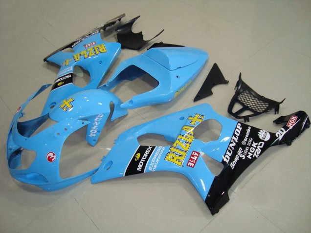 00-02 Light Bleu Noir Suzuki GSXR 1000 Carénage Moto