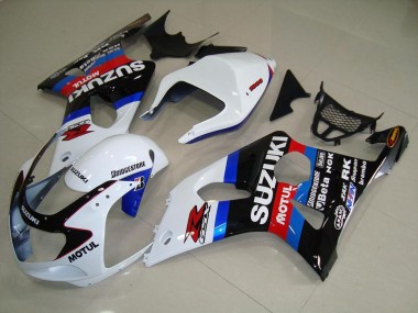 00-02 Noir Blanc Bleu Suzuki GSXR 1000 Carénage Moto