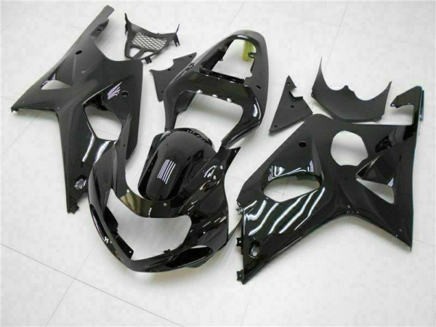 00-02 Noir Brillant Suzuki GSXR 1000 Carénage Moto 00-02 Noir Brillant Suzuki GSXR 1000 Carénage Moto