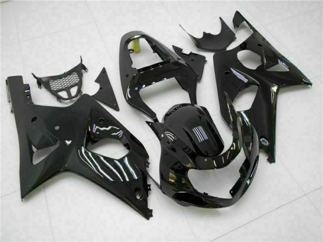 00-02 Noir Brillant Suzuki GSXR 1000 Carénage Moto 00-02 Noir Brillant Suzuki GSXR 1000 Carénage Moto