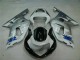 01-03 Argent Noir Suzuki GSXR 600/750 Carénages Moto