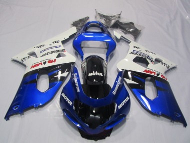 01-03 Bleu Blanc Motul Suzuki GSXR 600 Carénage Moto