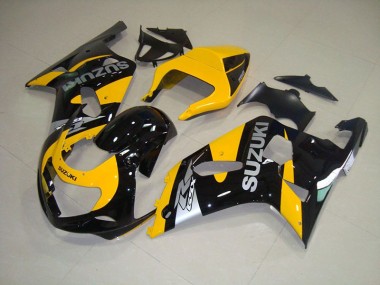 01-03 Jaune Noir Suzuki GSXR 750 Carénage Moto