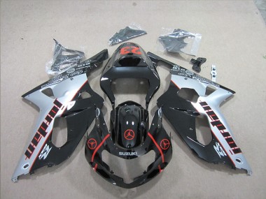 01-03 Noir Argent Suzuki GSXR 600 Carénage Moto