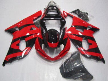 01-03 Noir Rouge Suzuki GSXR 600 Carénage Moto