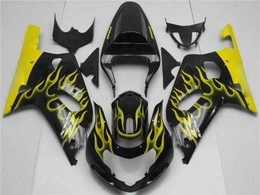 01-03 Noir Suzuki GSXR 600/750 Carénage Moto