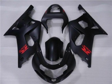 01-03 Noir Suzuki GSXR 600/750 Kit Carénages Motos
