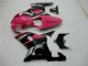 01-03 Rose Noir Suzuki GSXR 600/750 Carénage Moto 01-03 Rose Noir Suzuki GSXR 600/750 Carénage Moto