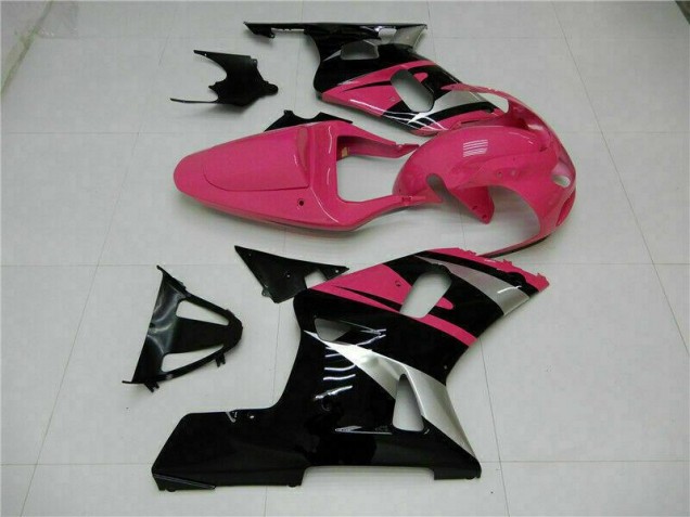 01-03 Rose Noir Suzuki GSXR 600/750 Carénage Moto 01-03 Rose Noir Suzuki GSXR 600/750 Carénage Moto