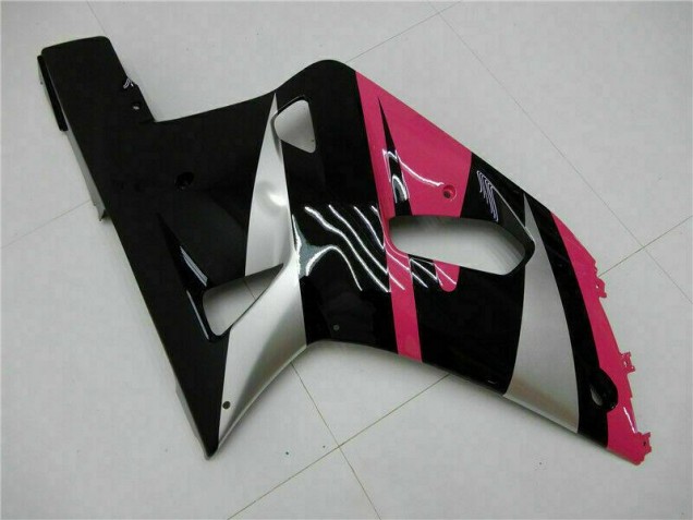 01-03 Rose Noir Suzuki GSXR 600/750 Carénage Moto 01-03 Rose Noir Suzuki GSXR 600/750 Carénage Moto