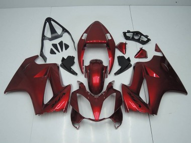 02-13 Rouge Honda VFR800 Carénage Moto