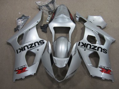 03-04 Argent Suzuki GSXR 1000 Kit Carénages Motos Complet