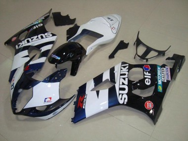03-04 Blanc Noir Elf Suzuki GSXR 1000 Carénage Moto