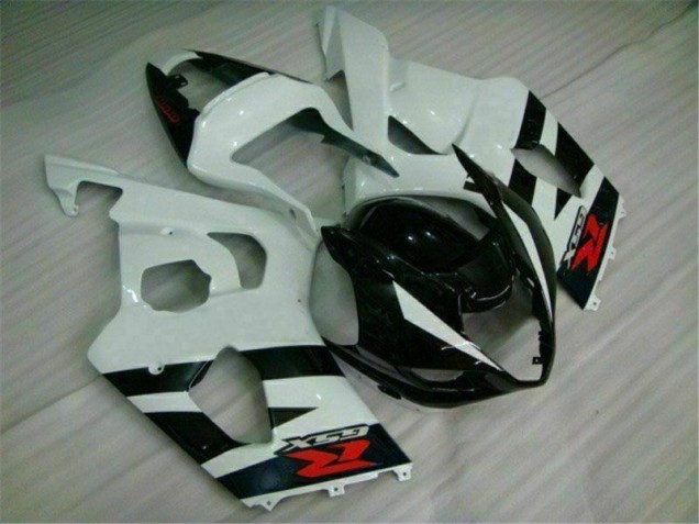 03-04 Blanc Noir Suzuki GSXR 1000 Carrosserie Moto 03-04 Blanc Noir Suzuki GSXR 1000 Carrosserie Moto