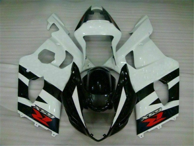 03-04 Blanc Noir Suzuki GSXR 1000 Carrosserie Moto 03-04 Blanc Noir Suzuki GSXR 1000 Carrosserie Moto