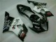 03-04 Blanc Noir Suzuki GSXR 1000 Kit Carénages Motos Complet 03-04 Blanc Noir Suzuki GSXR 1000 Kit Carénages Motos Complet