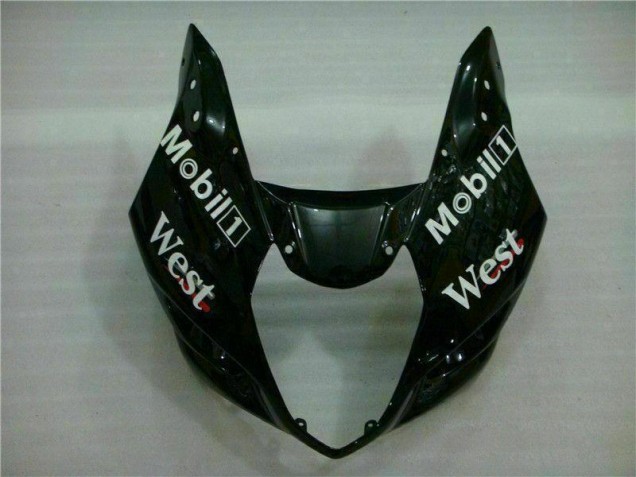 03-04 Blanc Noir Suzuki GSXR 1000 Kit Carénages Motos Complet 03-04 Blanc Noir Suzuki GSXR 1000 Kit Carénages Motos Complet