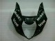 03-04 Blanc Noir Suzuki GSXR 1000 Kit Carénages Motos Complet 03-04 Blanc Noir Suzuki GSXR 1000 Kit Carénages Motos Complet