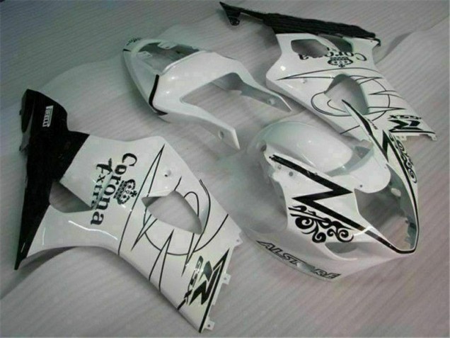 03-04 Blanc Suzuki GSXR 1000 Carénage Moto 03-04 Blanc Suzuki GSXR 1000 Carénage Moto