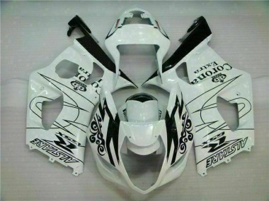 03-04 Blanc Suzuki GSXR 1000 Carrosserie Moto