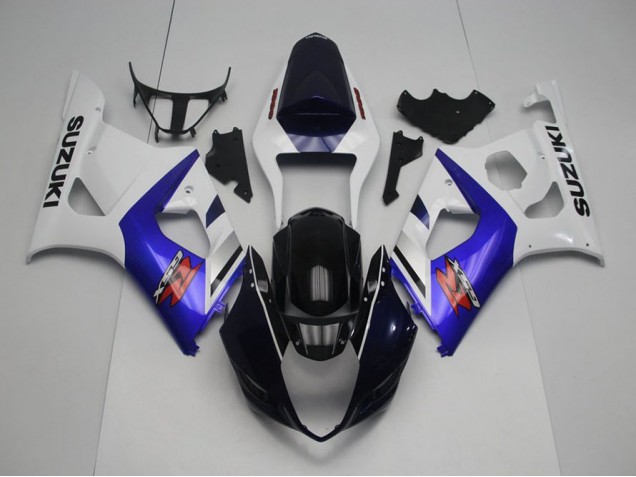 03-04 Bleu Foncé Devant et Bleu Suzuki GSXR 1000 Carénage Moto 03-04 Bleu Foncé Devant et Bleu Suzuki GSXR 1000 Carénage Moto
