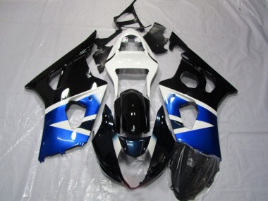03-04 Bleu Noir Blanc Suzuki GSXR 1000 Carénage Moto