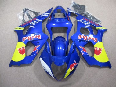 03-04 Bleu Red Bull Suzuki GSXR 1000 Carénage Moto