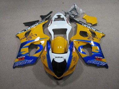 03-04 Jaune Bleu Corona Extra Suzuki GSXR 1000 Carénage Moto