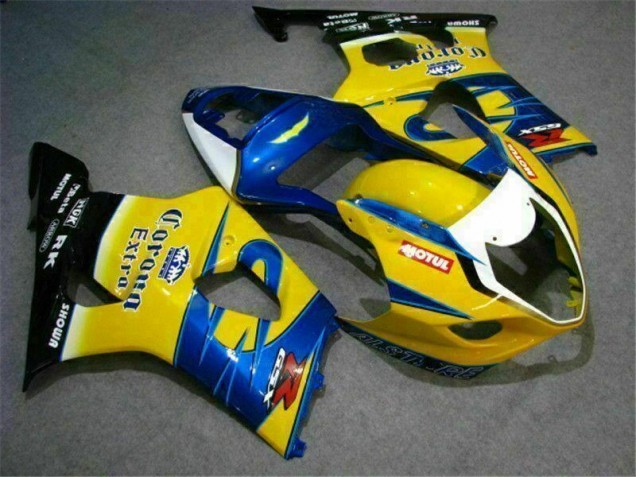 03-04 Jaune Bleu Suzuki GSXR 1000 Carénage Moto