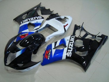 03-04 Noir Bleu Blanc Suzuki GSXR 1000 Carénage Moto