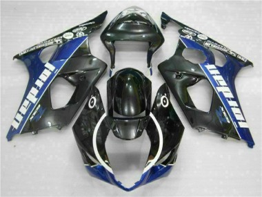 03-04 Noir Bleu Suzuki GSXR 1000 Carénage Moto