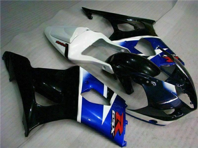 03-04 Noir Bleu Suzuki GSXR 1000 Kit Carénages Motos Complet