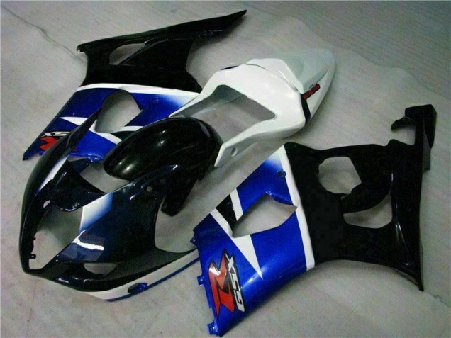 03-04 Noir Bleu Suzuki GSXR 1000 Kit Carénages Motos Complet