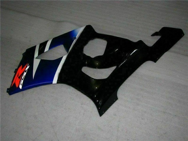 03-04 Noir Bleu Suzuki GSXR 1000 Kit Carénages Motos Complet