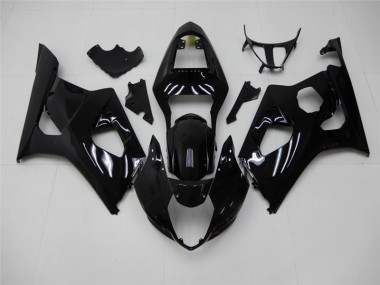 03-04 Noir Brillant Suzuki GSXR 1000 Kit Carénages Motos Complet