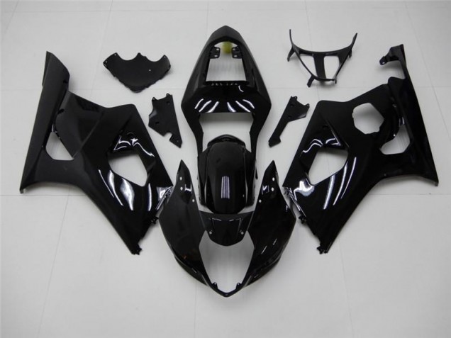 03-04 Noir Brillant Suzuki GSXR 1000 Kit Carénages Motos Complet 03-04 Noir Brillant Suzuki GSXR 1000 Kit Carénages Motos Complet