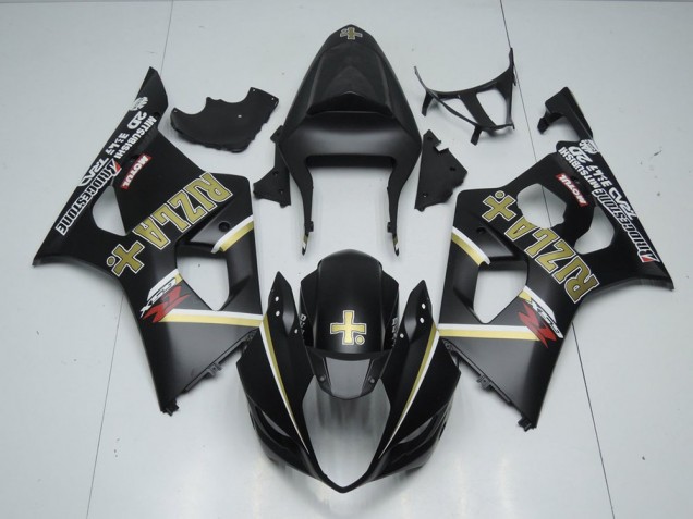 03-04 Noir Mat Rizla Suzuki GSXR 1000 Carénage Moto