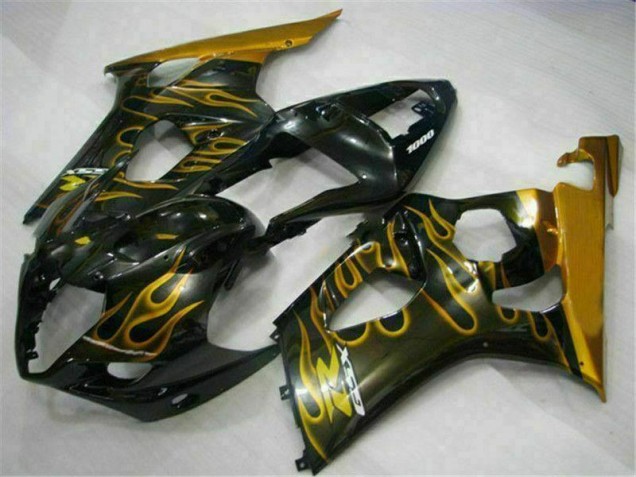 03-04 Or Noir Suzuki GSXR 1000 Carénage Moto