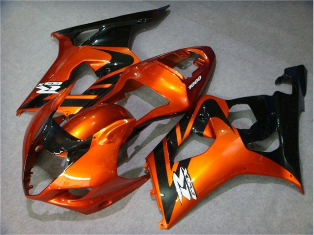 03-04 Orange Noir Suzuki GSXR 1000 Carénage Moto 03-04 Orange Noir Suzuki GSXR 1000 Carénage Moto