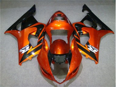 03-04 Orange Noir Suzuki GSXR 1000 Carénage Moto