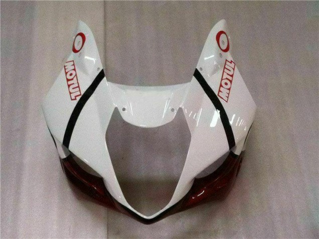 03-04 Rouge Blanc Suzuki GSXR 1000 Carénage Moto 03-04 Rouge Blanc Suzuki GSXR 1000 Carénage Moto