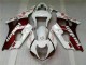 03-04 Rouge Blanc Suzuki GSXR 1000 Carénage Moto 03-04 Rouge Blanc Suzuki GSXR 1000 Carénage Moto