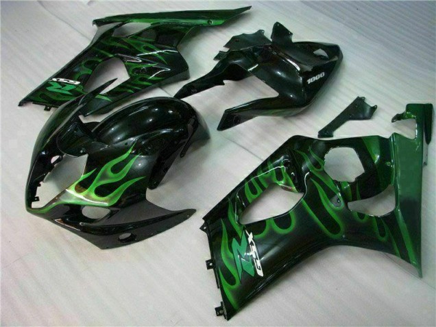 03-04 Vert Noir Suzuki GSXR 1000 Carénage Moto