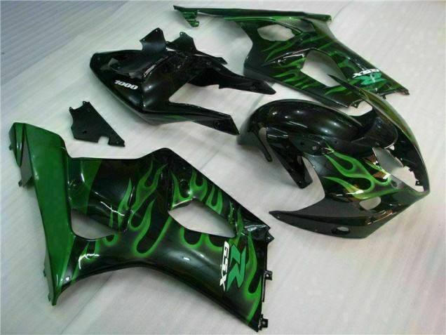 03-04 Vert Noir Suzuki GSXR 1000 Carénage Moto